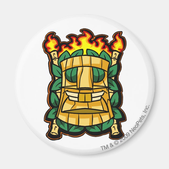 Team Mysterisöarna Logotyp Magnet (Framsidan)