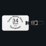 Team namn här lägger till namn-årstext för turneri bagagebricka<br><div class="desc">utformning</div>