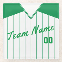 Team Namn & Number Underlägg Softball Baseball