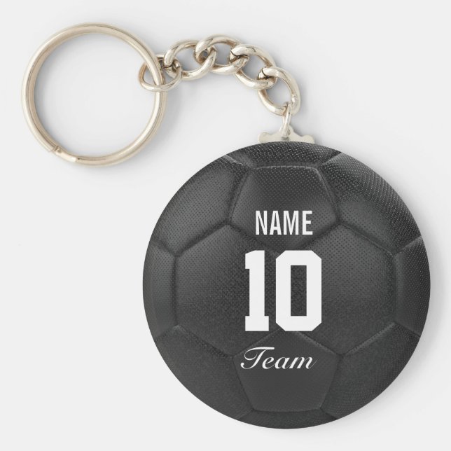 Team Namn Ocer Ball Personlig Namn Nyckelring (Framsidan)