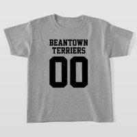 Team Namn och Jersey Number Front T-Shirt