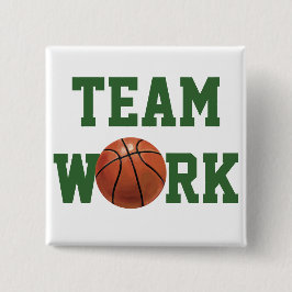 Team Namn och Number Basketball Knapp