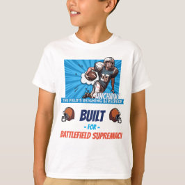 [Team Namn]'s Gridiron Berserker #44 Anpassade T Shirt
