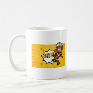 [Team Namn]'s Gridiron Blitzkrieg #28 Anpassade Kaffemugg