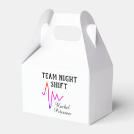 Team natt skift sjuksköterska doktor medicinsk nam presentaskar