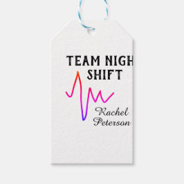 Team natt skift sjuksköterska doktor medicinsk nam presentetikett