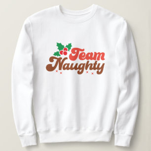 Team naughty christmas t shirt