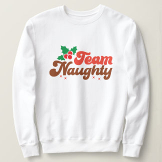 Team naughty christmas t shirt