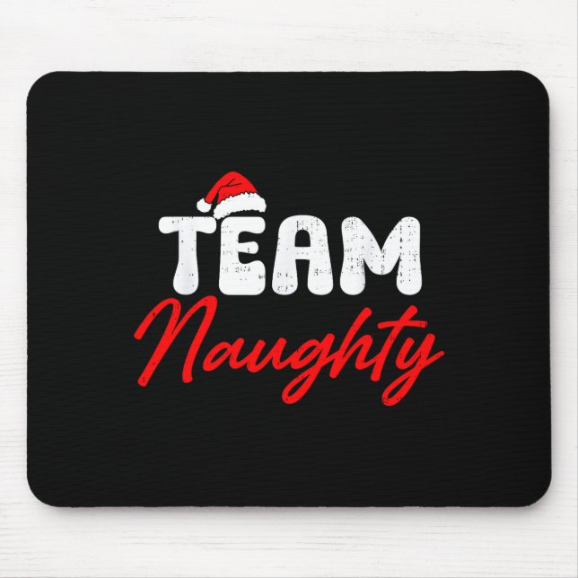 Team Naughty Funny Christmas Couple Matching Team  Musmatta (Framsidan)