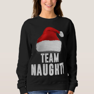 Team Naughty Funny jul Pajama Family Matchin T Shirt