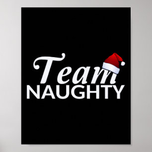Team Naughty lite matchningsutfall med teamet Nice Poster