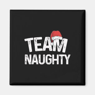 Team Naughty Matching jul Par Costume Na Magnet
