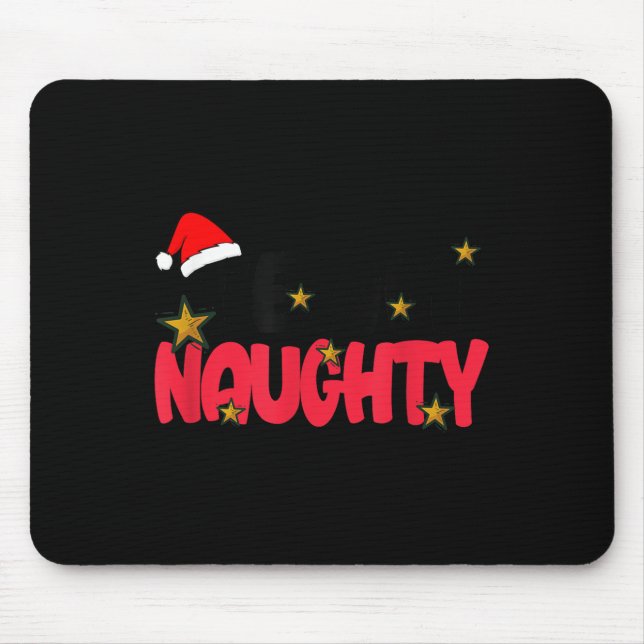 Team Naughty Shirt Funny Matching Christmas Family Musmatta (Framsidan)