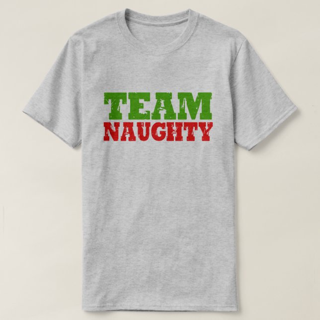 TEAM NAUGHTY T SHIRT (Design framsida)