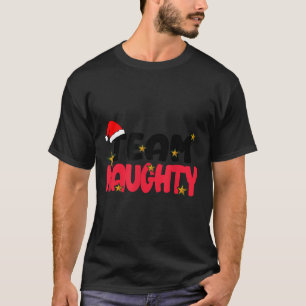 Team Naughty Tröja Rolig Matchande Jul Familj