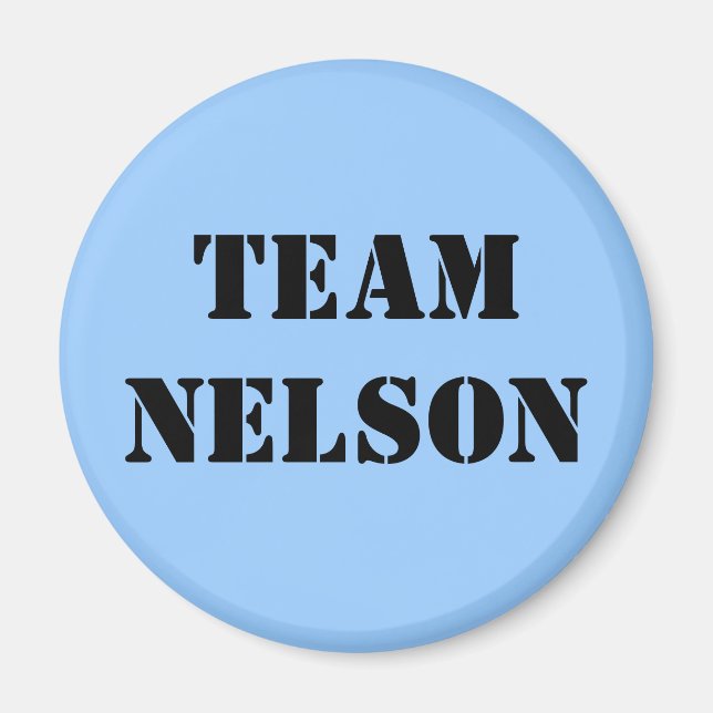 TEAM NELSON MAGNET (Framsidan)