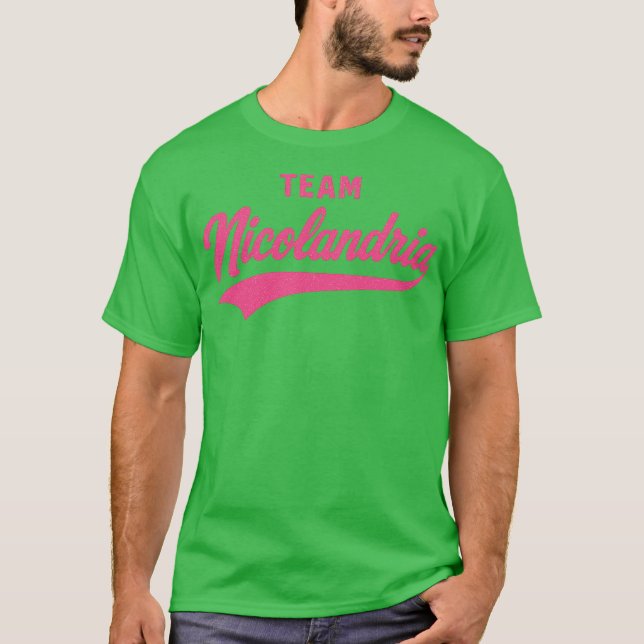 Team Nicolandria Funny Kärlek Couple T Shirt (Framsida)