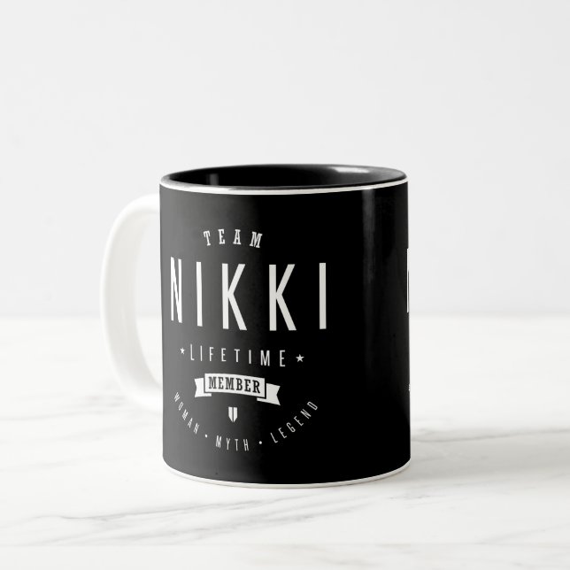 Team Nikki Två-Tonad Mugg (Framsida vänster)