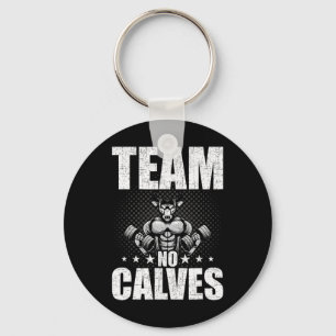 Team No Calves Bodybuilding viktningsworkout Nyckelring