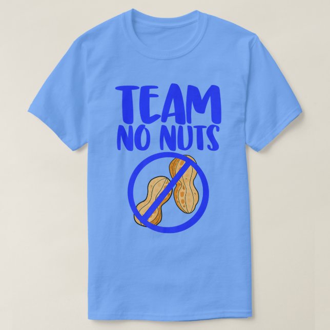 Team No Nöt Funny Gender Reveal T Shirt (Design framsida)