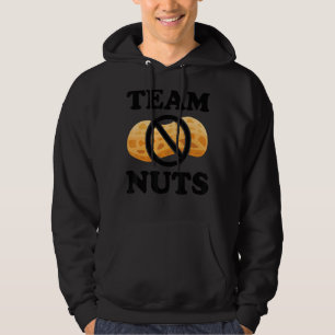 Team No Nöt Matching Baby Gender Reveal Nöt eller Hoodie