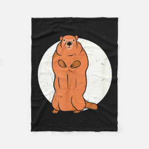 Team No Shadow Crew Groundhog Full Moon Groundhog  Fleecefilt