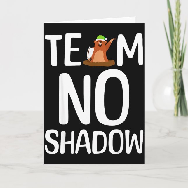 Team No Shadow Groundhog Day kommer i februari  Kort (Framsida)