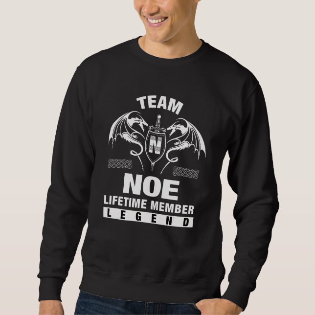 Team Noe-livstidsmedlem Lång Ärmad Tröja (Framsida)