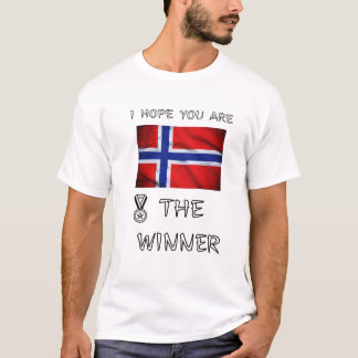 Team-Norge-Vintersport-Stolthet-Arv-Blå-Kors T Shirt