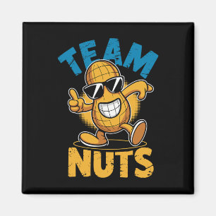 Team Nöt Dab Peanut Funny Coola Gender Reveal Magnet