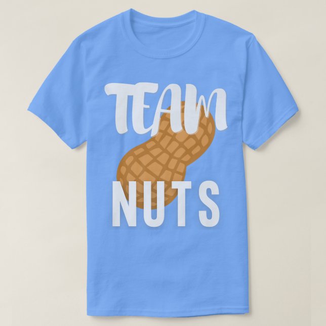 Team Nöt Funy Matching Party Pojke Gender Rev T Shirt (Design framsida)