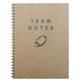Team Notes - Football Anteckningsbok