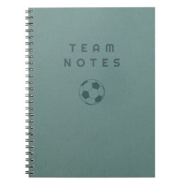 Team Notes - Football Anteckningsbok