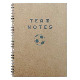 Team Notes - Football Anteckningsbok
