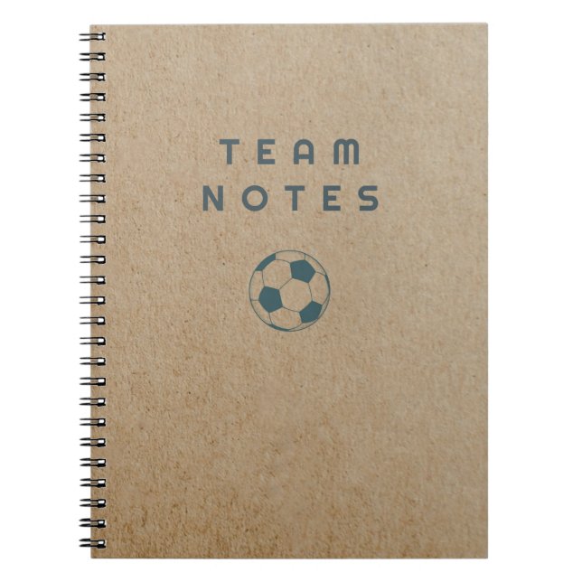 Team Notes - Football Anteckningsbok (Framsidan)