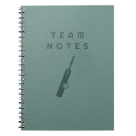 Team Notes - for Cricket Coaches, Players & Fans  Anteckningsbok