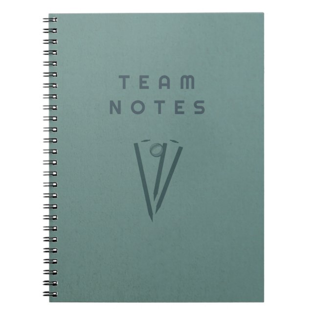Team Notes - for Cricket Coaches, Players & Fans  Anteckningsbok (Framsidan)