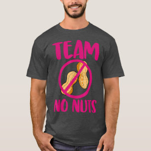 Team nr Nöt Funny Gender Reveal Peanuts Kärlek 724 T Shirt