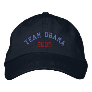 Team Obama 2009 Broderad Keps