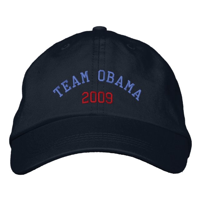 Team Obama 2009 Broderad Keps (Framsida)