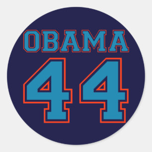 team obama runt klistermärke
