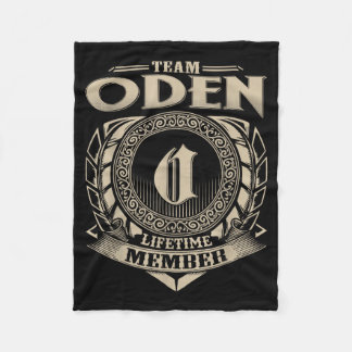 Team Oden Lifetime Member Funny Oden Family Name V Fleecefilt