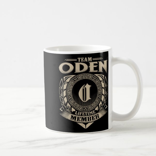 Team Oden Lifetime Member Funny Oden Family Name V Kaffemugg (Höger)