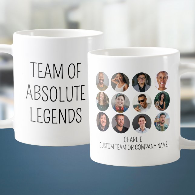 Team of Absolute Legends 12 Photo Kaffemugg (Team Of Absolute Legends 12 Photo Coffee Mug
)