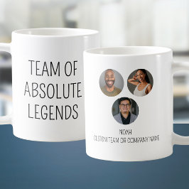 Team of Absolute Legends 3 Photo Coworking Office Kaffemugg