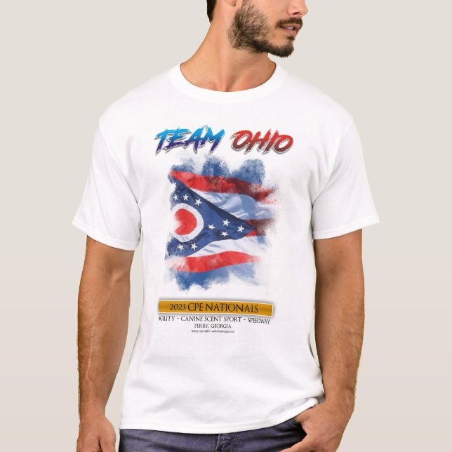 Team Ohio Shirt - ENDAST FÖR WHITE SHIRTS T Shirt (Framsida)