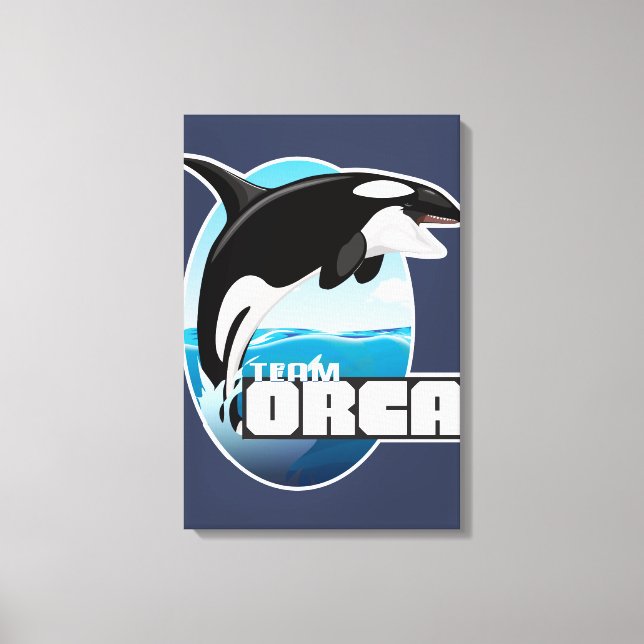 Team Orca Canvastryck (Framsida)