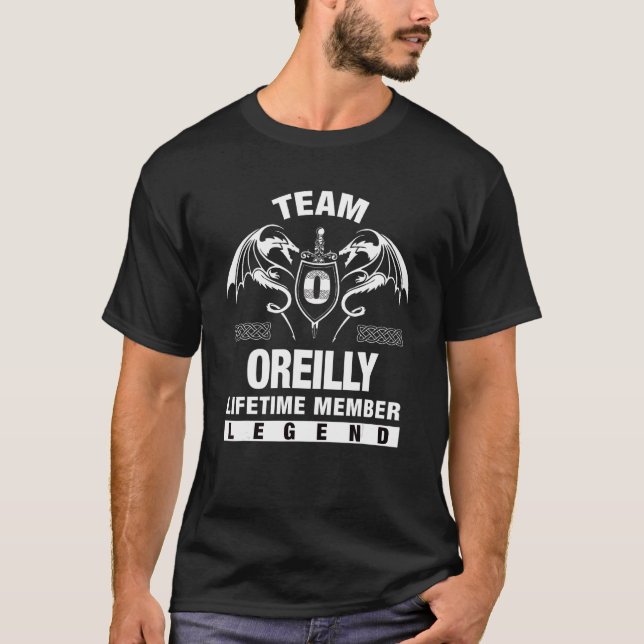 Team Oreilly-livstidsmedlem T Shirt (Framsida)