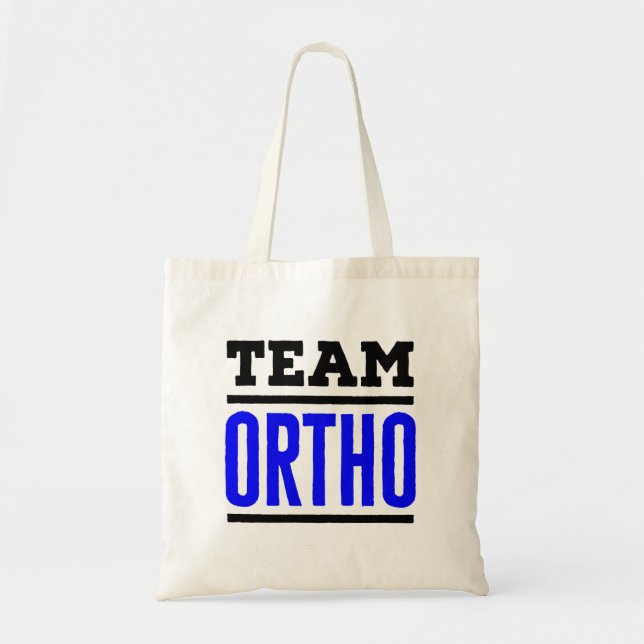 Team Ortho Orthopedic Orthopedic Nurse Doktor Tygkasse (Framsidan)