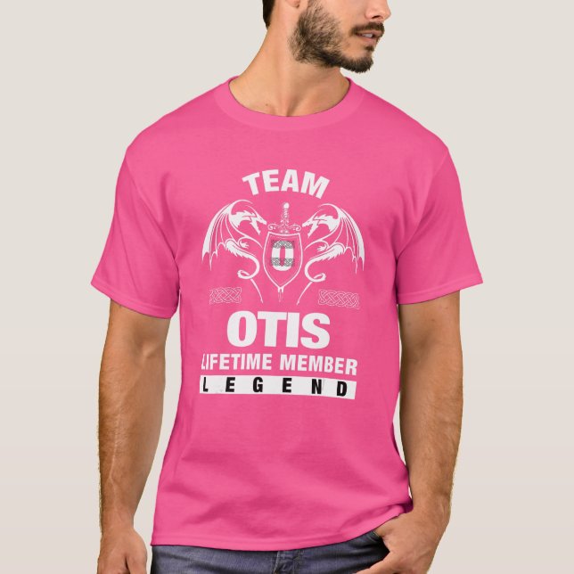 Team Otis livstidsmedlem T Shirt (Framsida)